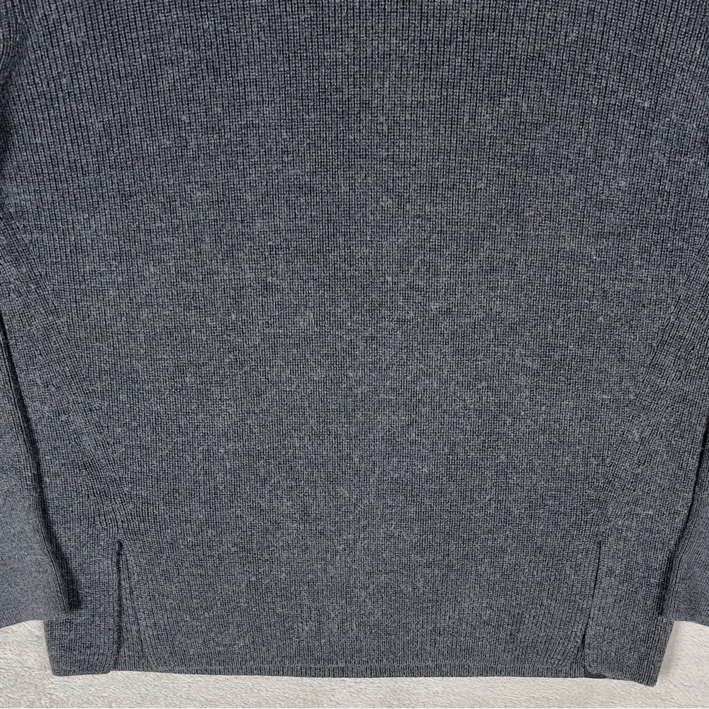 Lululemon Merino‎ Wool-Blend Ribbed Crewneck Sweater Women's 6 Heathered Gray - Picture 3 of 10